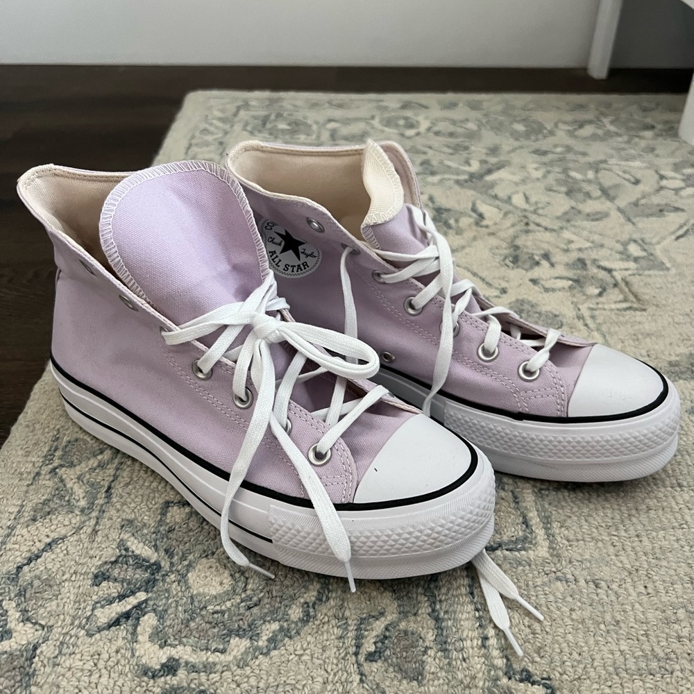 Converse Blush Pink High-Top Sneakers